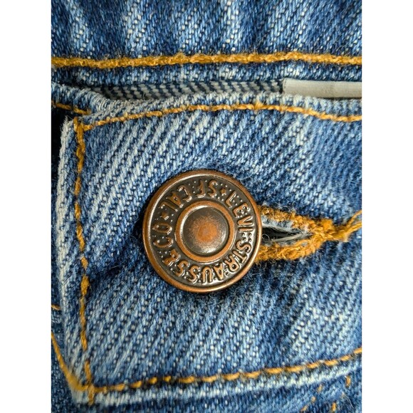 VTG Levi’s 505 Wide Leg Jeans Men’s 36x30 Denim Straight 90s Made in USA - Picture 4 of 7